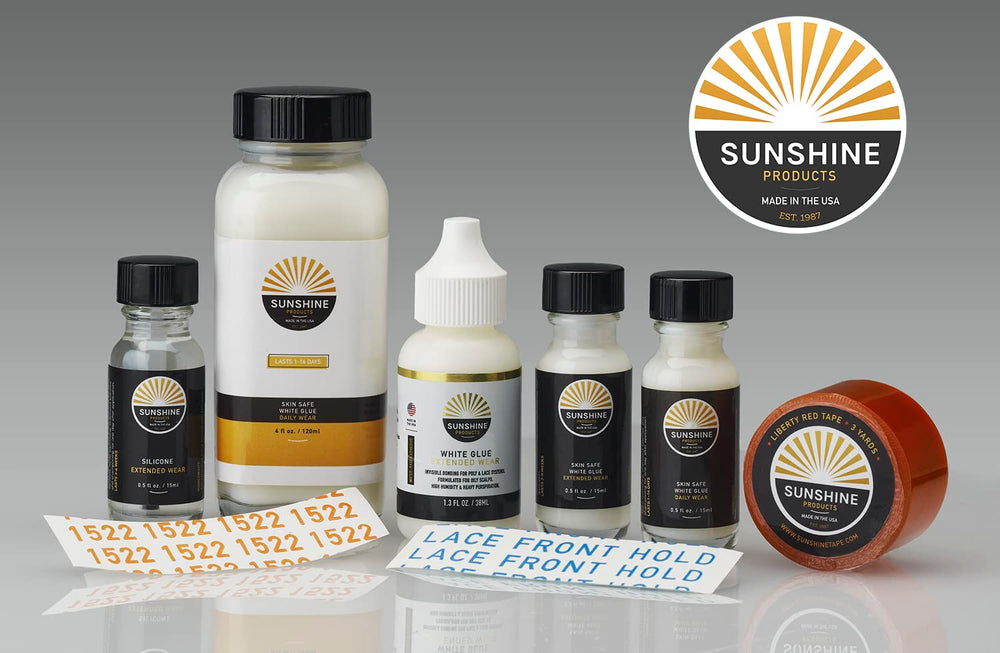 Sunshine Tape in stylist workstation, ready for professional installs and tidy workflow