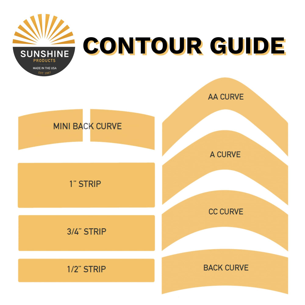 Sunshine Tape size comparison on fingertip showing scale and precision