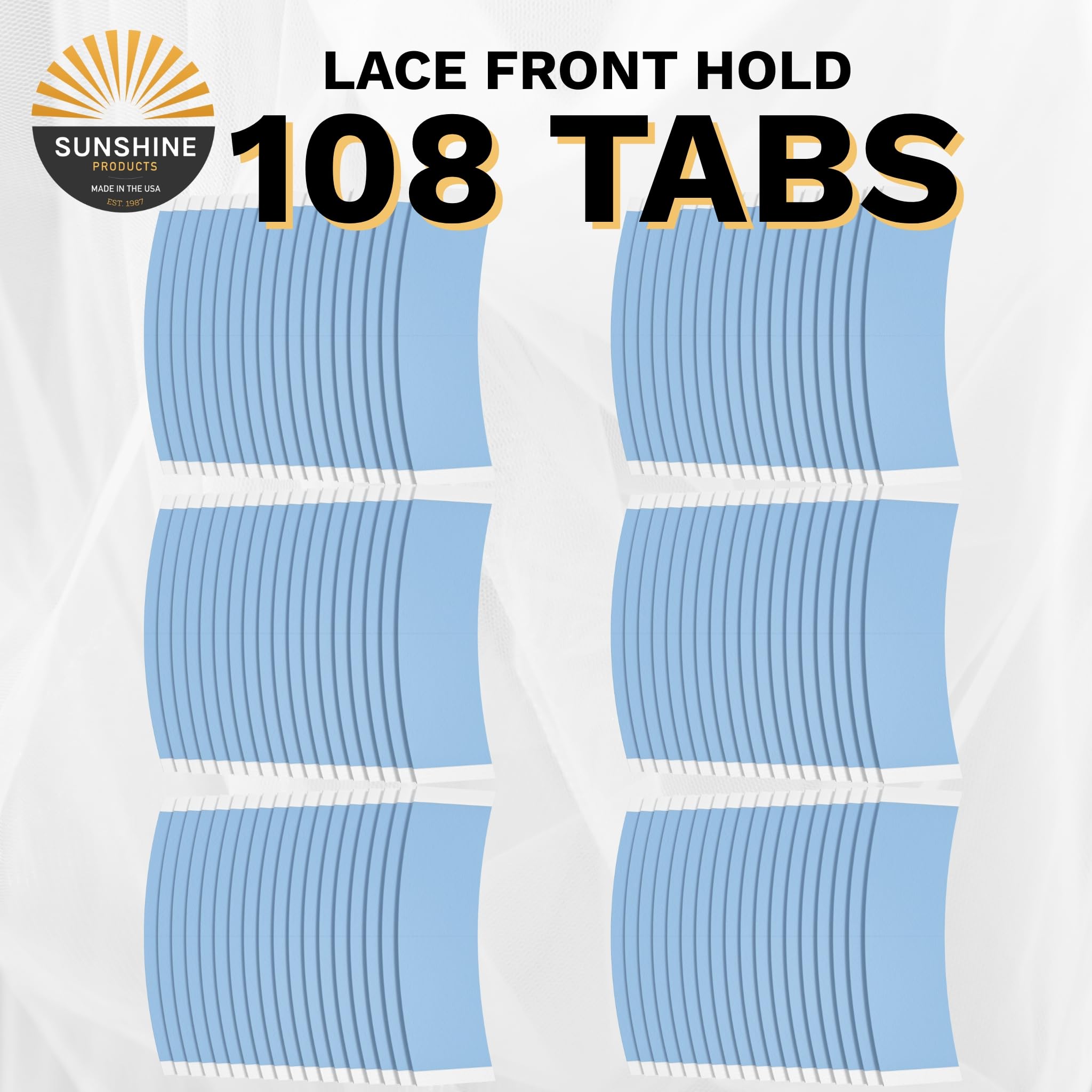 Sunshine Tape strip texture detail demonstrating adhesive surface