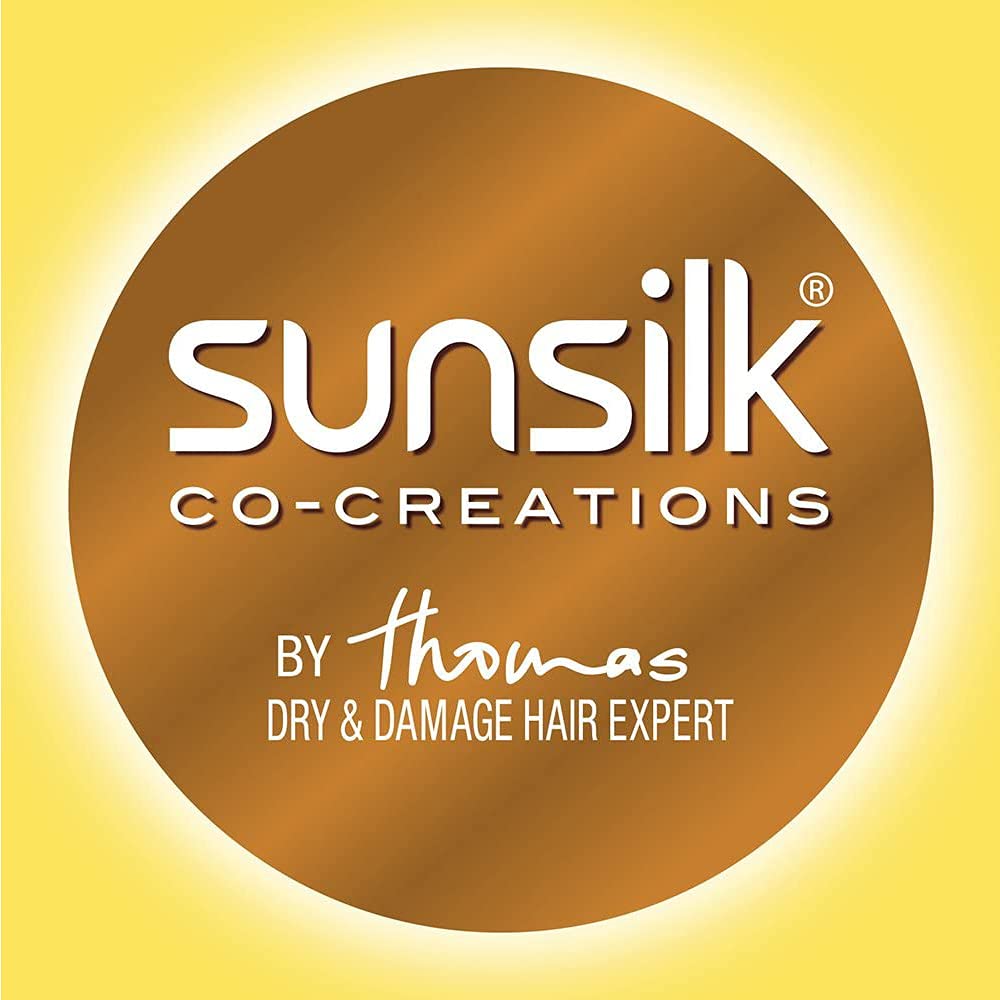 sunsilk 650ml bottle next to toiletries demonstrating large value size