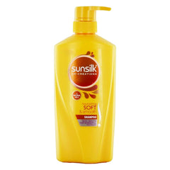 sunsilk front label on 650ml bottle showing product name and benefits