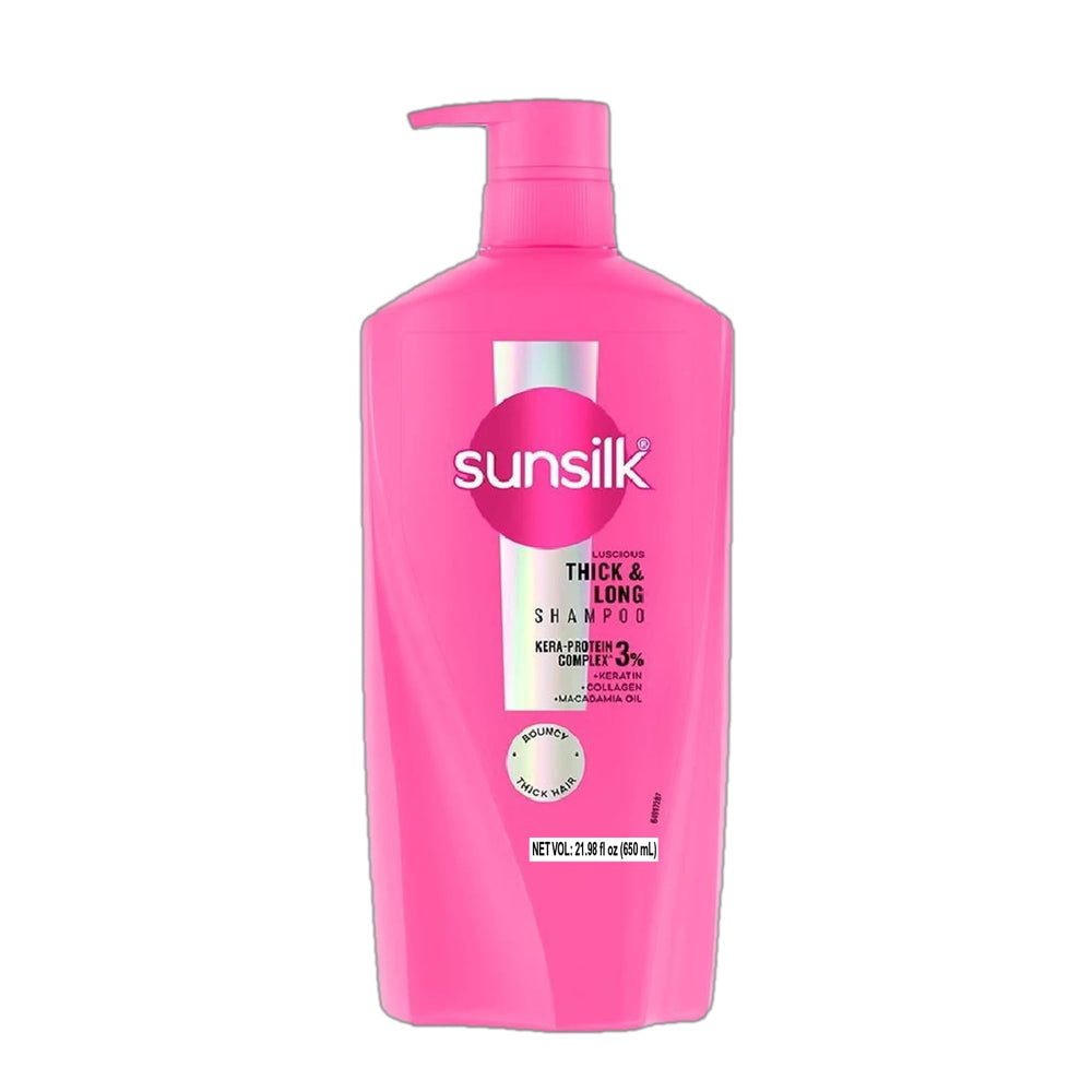 sunsilk front packaging 650ml showing bottle and branding for easy identification