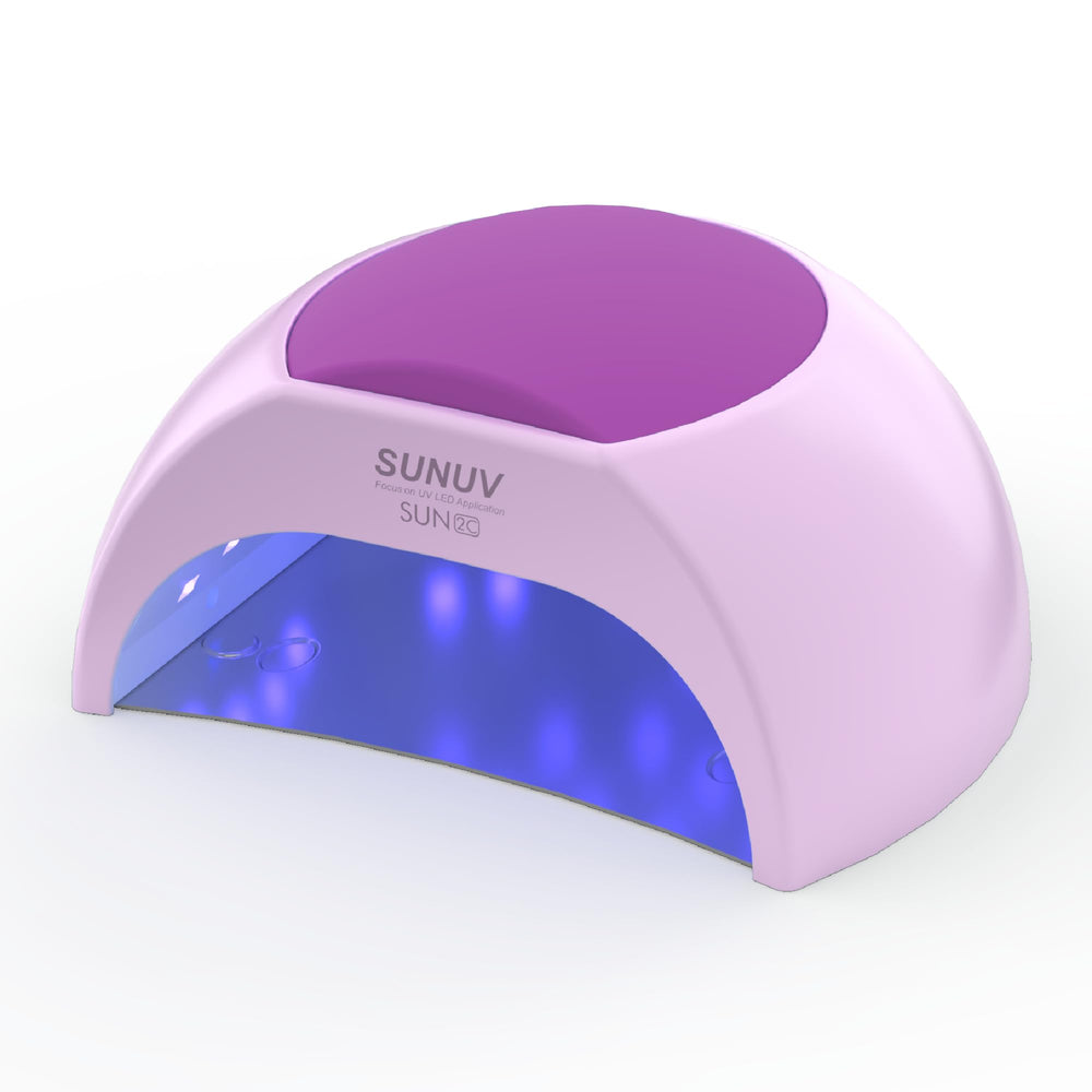 SUNUV SUN2C front view showing compact lamp and large curing opening for convenience