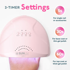 SUNUV SUNone removable base detail for easy cleaning and pedicure access