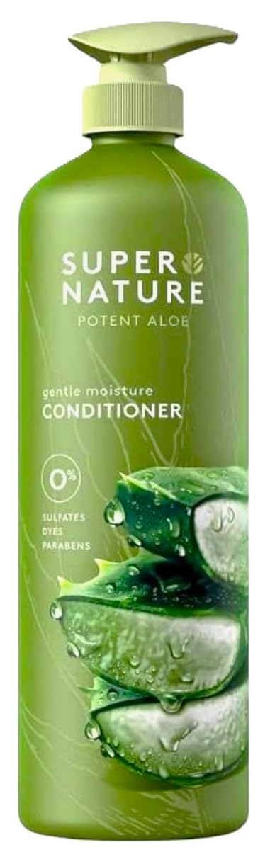 Super Nature front packaging showing 30 oz bottle and clear benefits