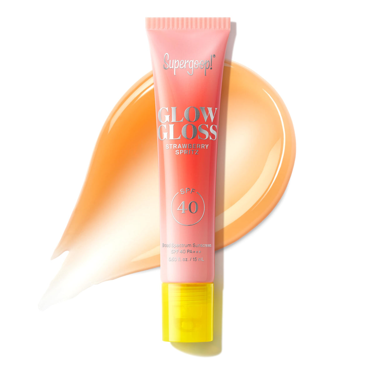 Supergoop! front packaging showing tube and SPF benefit