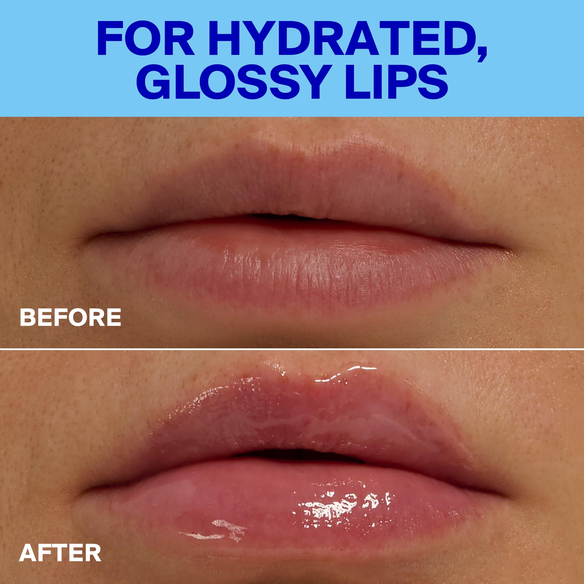 Supergoop! swatch on skin showing sheer vanilla tint and shine