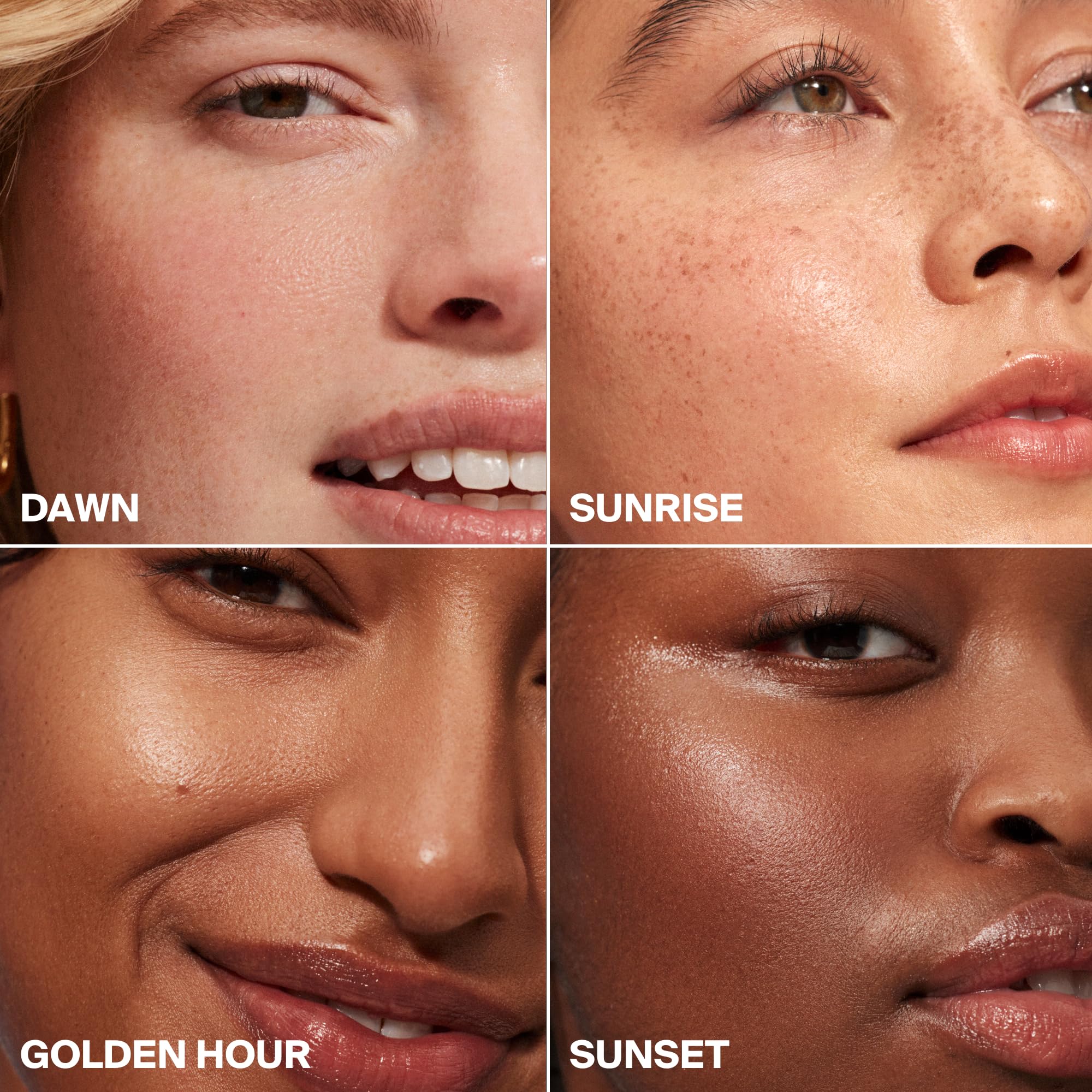 Supergoop! Glowscreen applied as makeup base for smoother foundation