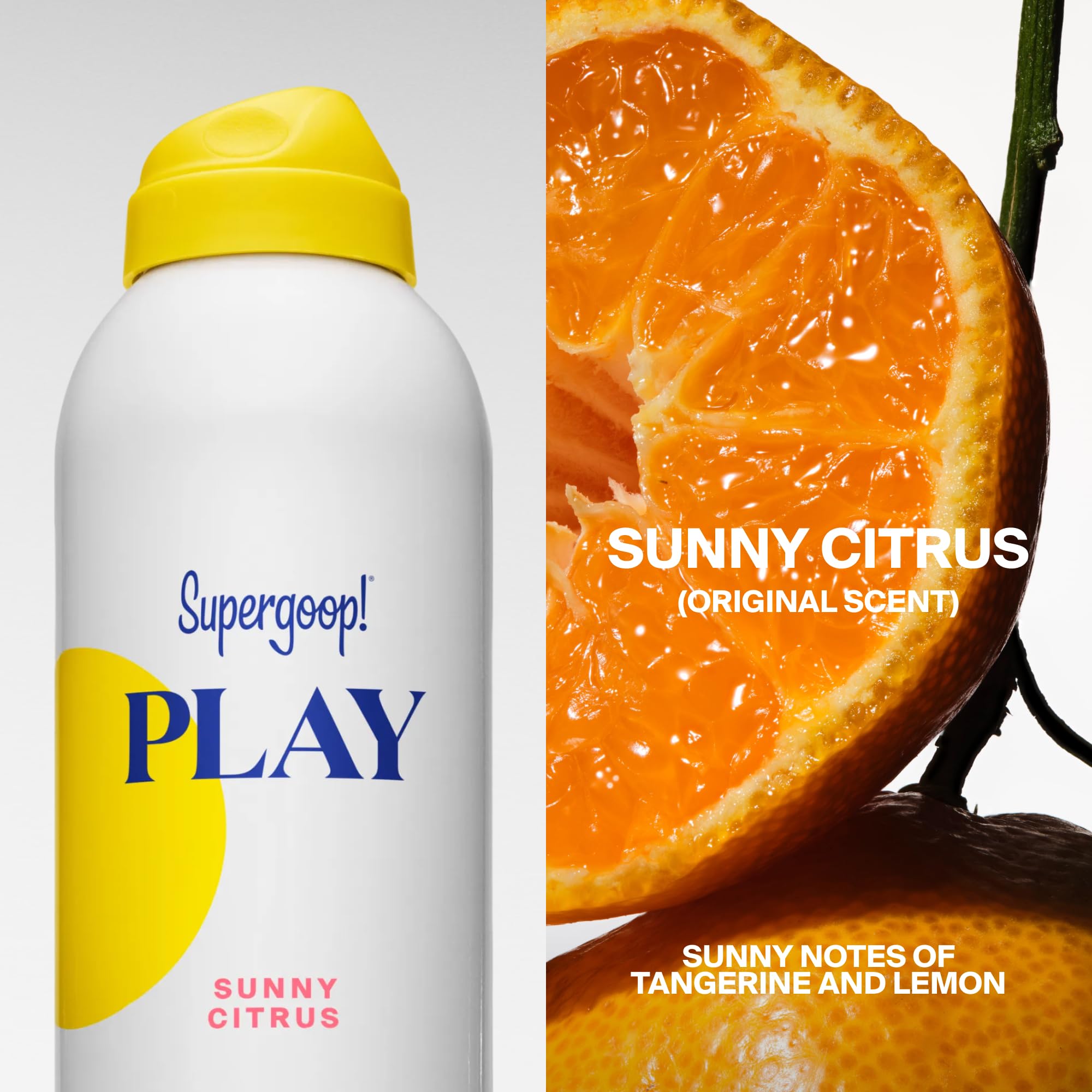 Supergoop! back label with ingredients list highlighting antioxidant content