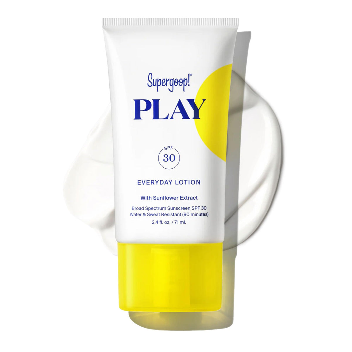 Supergoop! front packaging showing SPF 50 for easy identification and protection