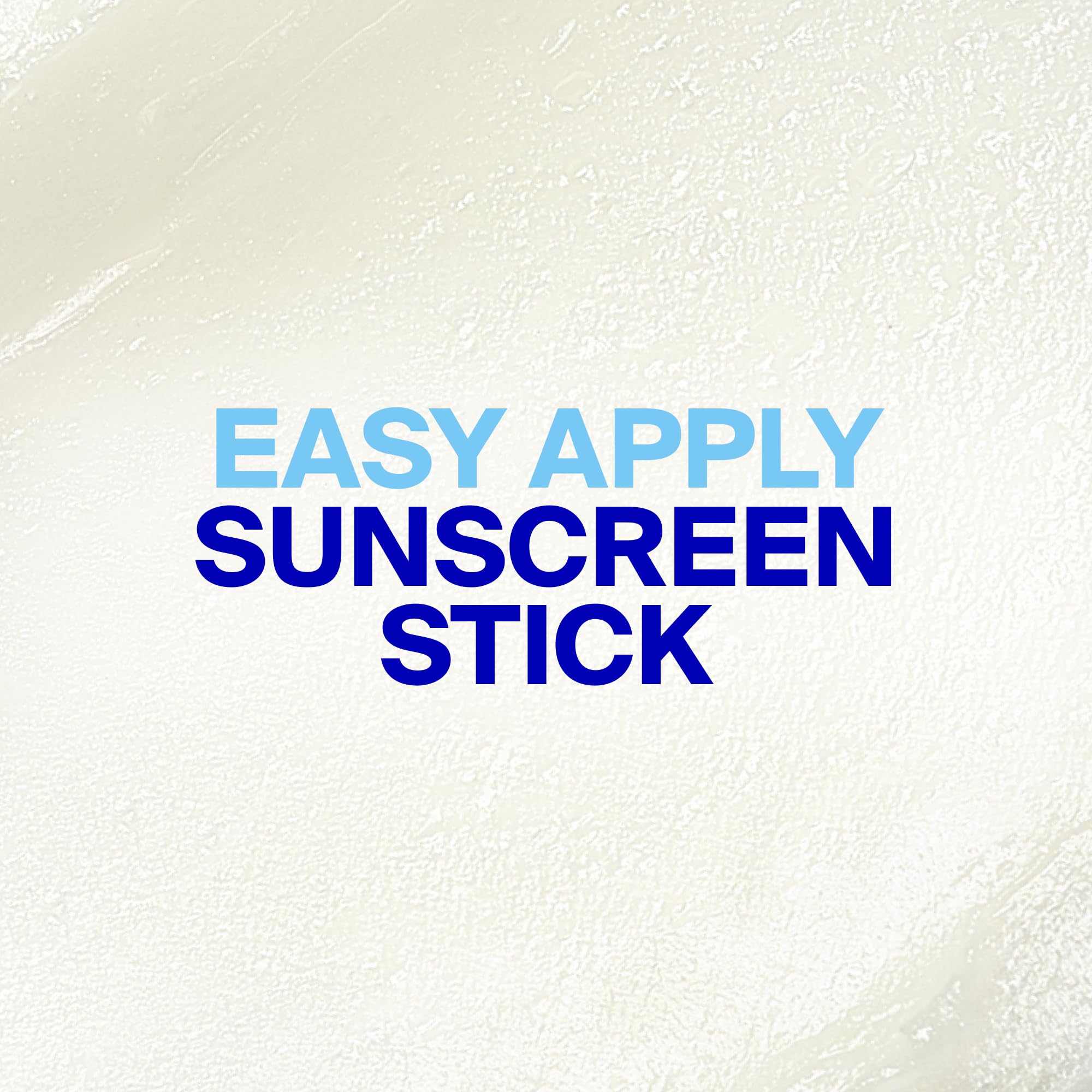 Supergoop! stick texture swipe demonstrating clear, non-greasy finish