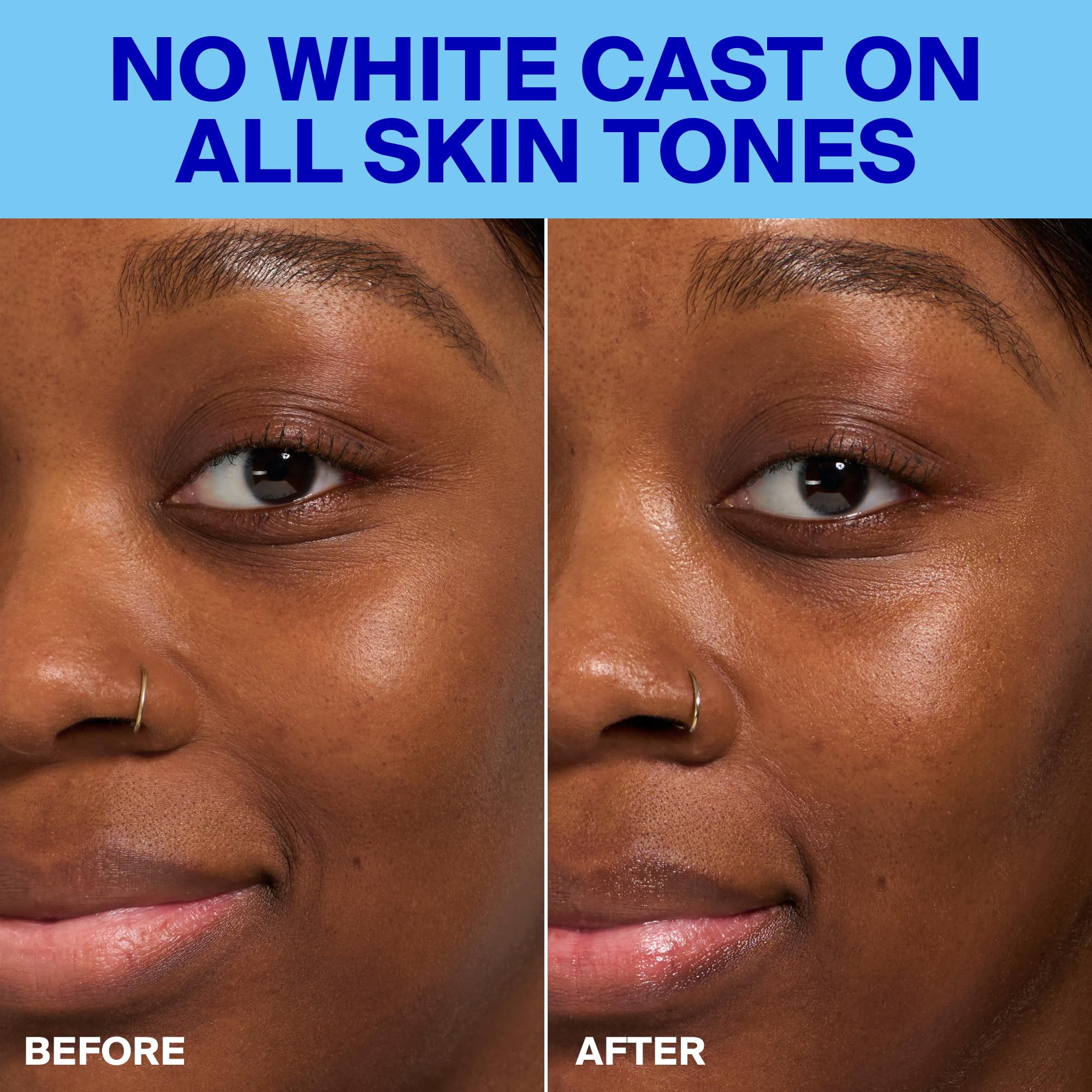 Supergoop! using stick under makeup to show layering without disruption