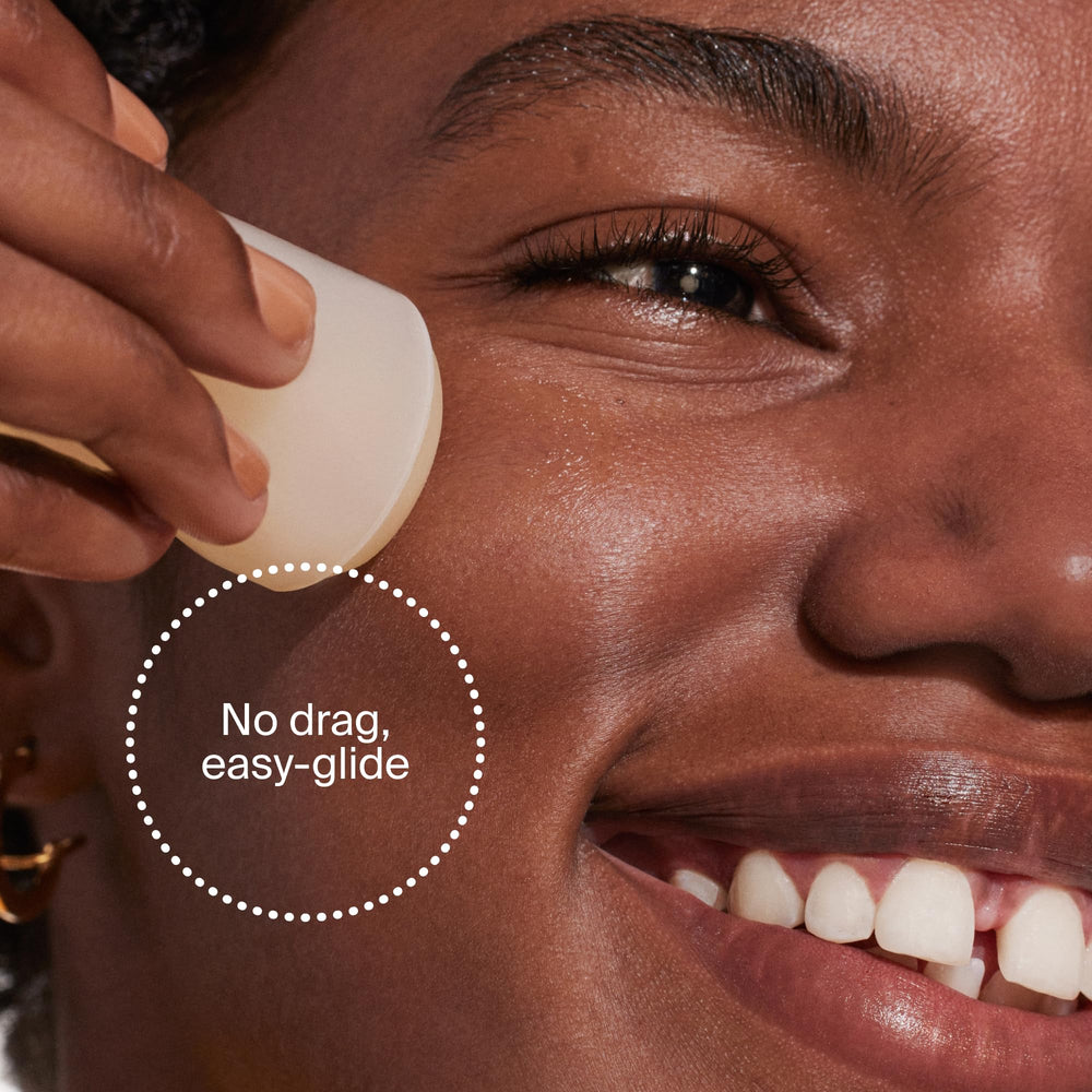 Supergoop! beside hand conveying 0.7 oz size and convenient portability benefit