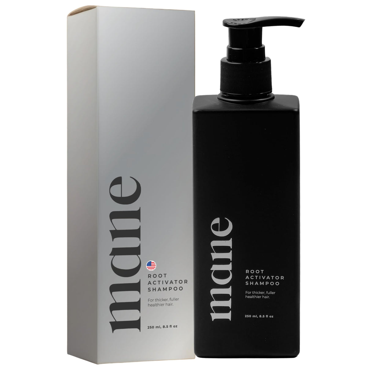 Superior Mane front bottle view showing brand and packaging benefit