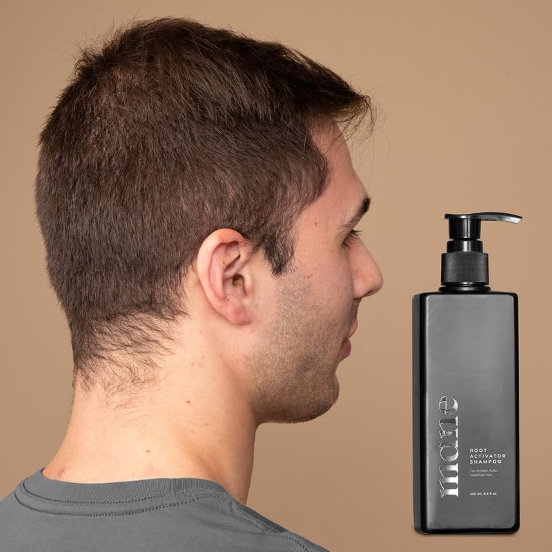 Superior Mane finished styled hair demonstrating fuller appearance benefit
