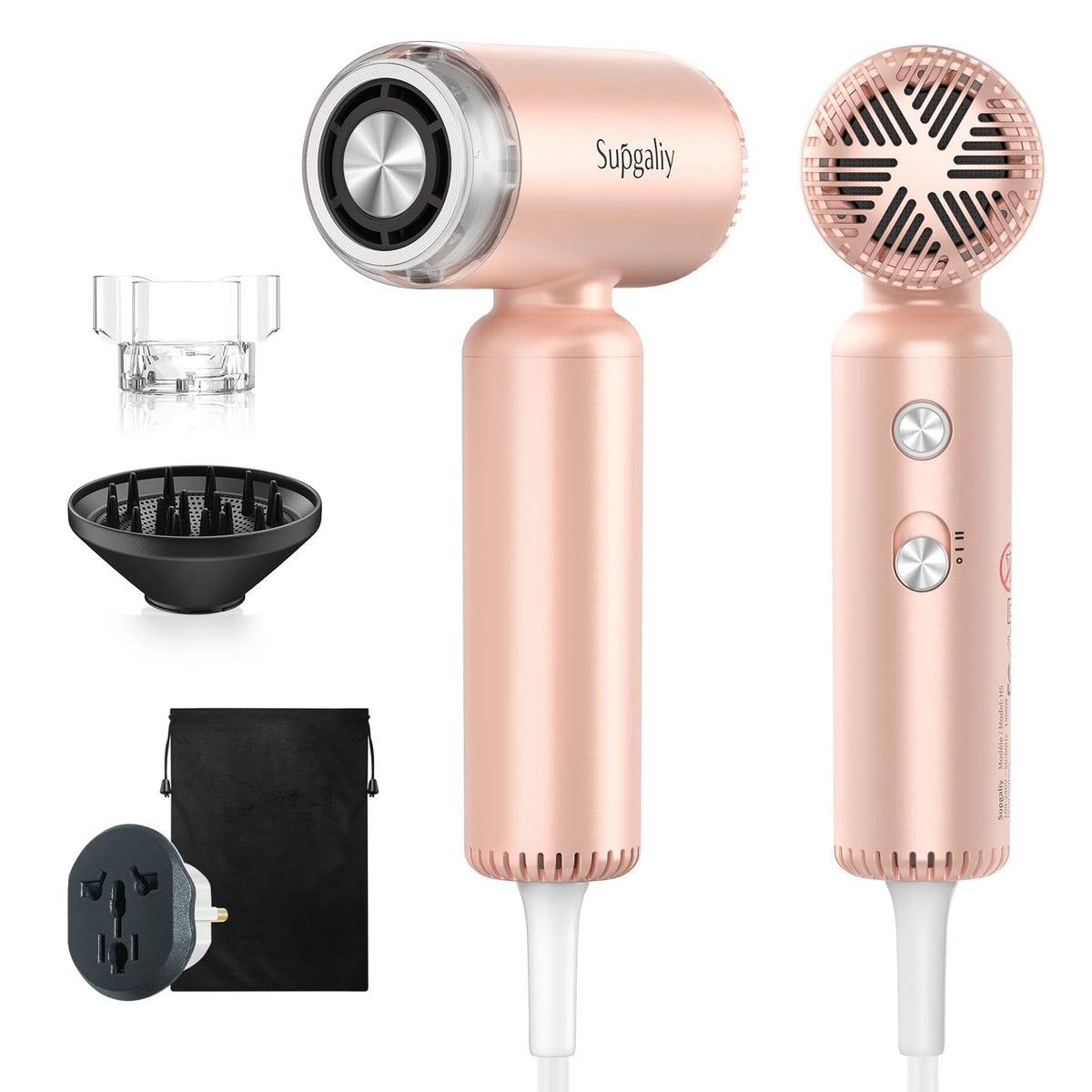 SUPGALIY front view showing compact design and fast drying benefit