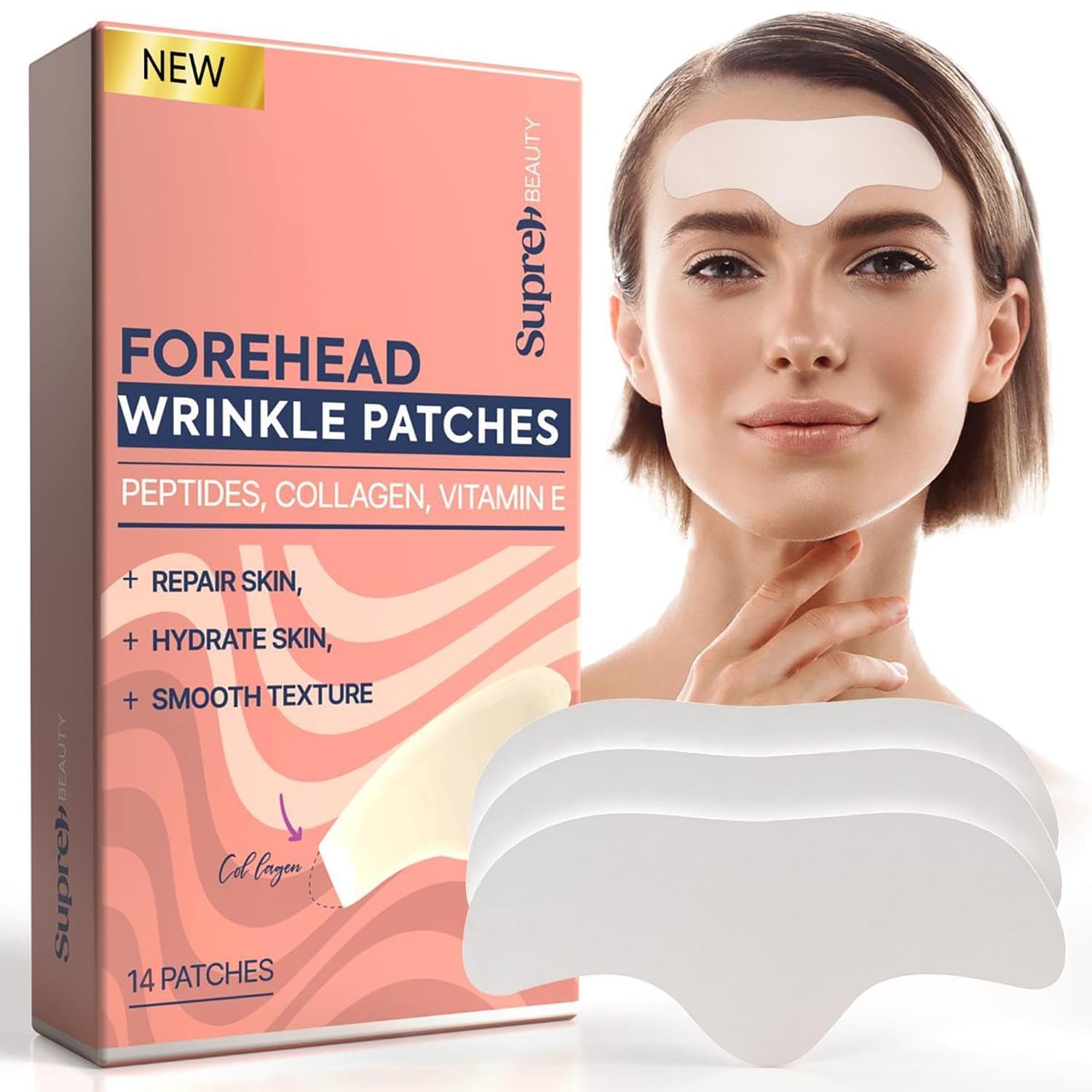 SupreH front packaging showing patch benefits and overnight use