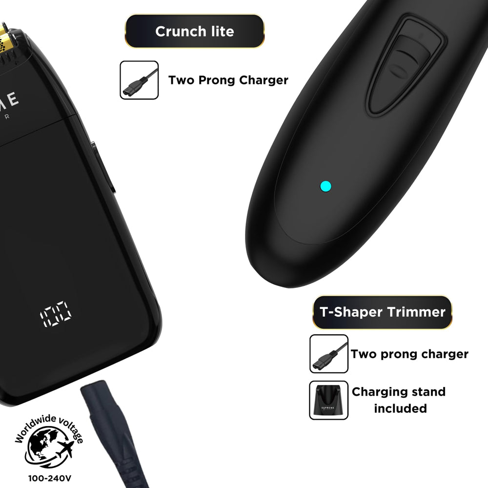 Hand holding Supreme Trimmer to show ergonomic grip and portable scale benefit