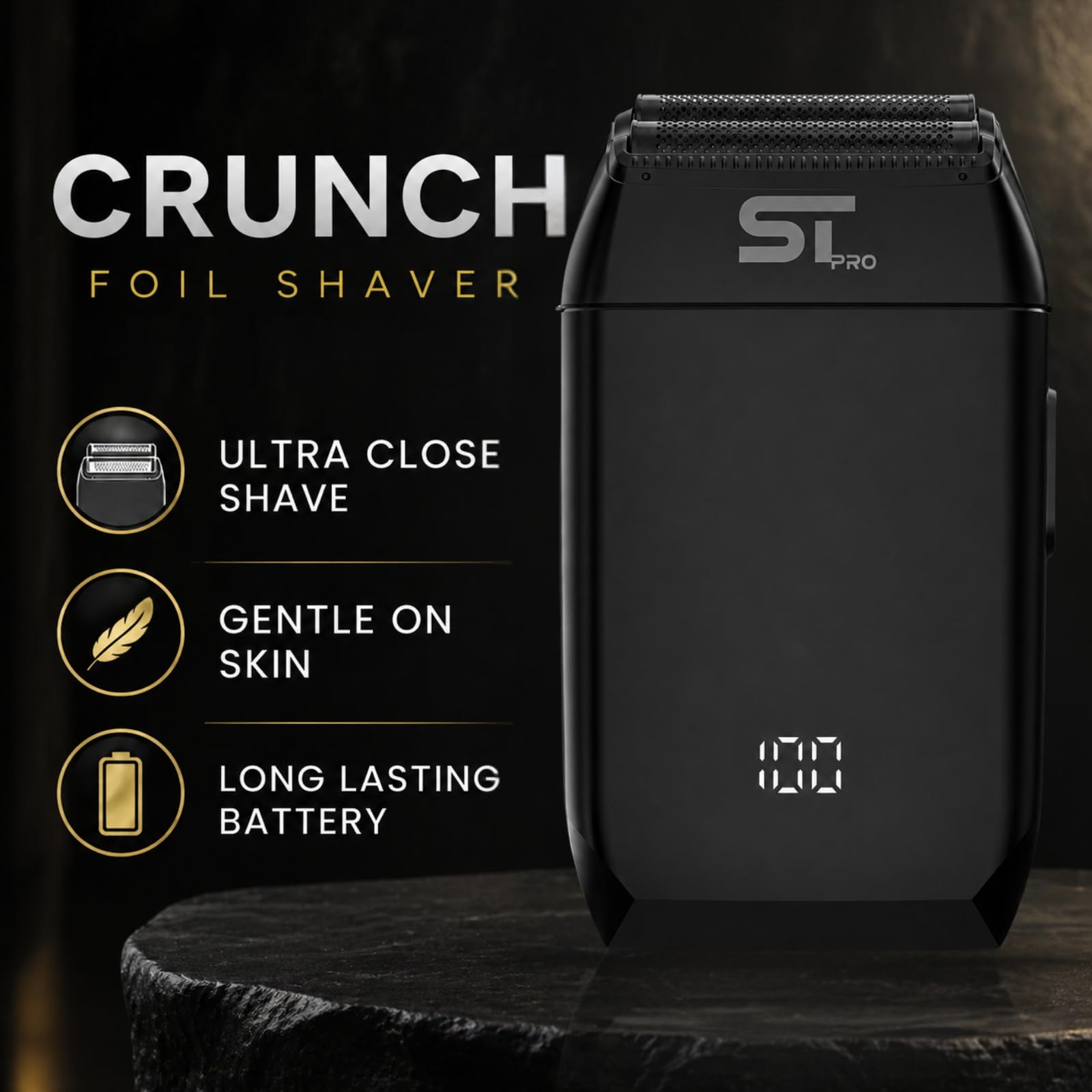 Supreme Trimmer STF602 side profile highlighting ergonomic grip and compact design