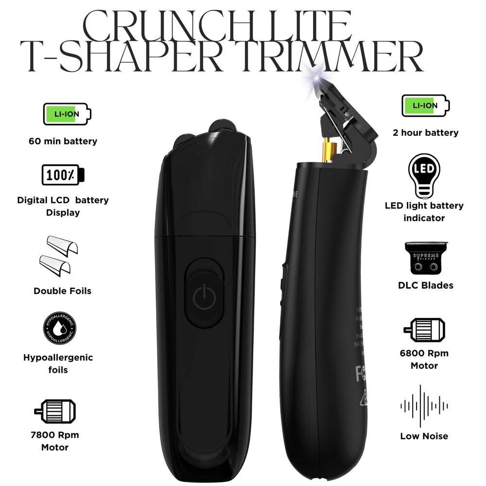 Supreme Trimmer T-Shaper blade close-up highlighting precise edge for sharp line-ups
