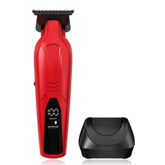 Supreme Trimmer Vader Lite front view showing red finish and compact profile, professional look