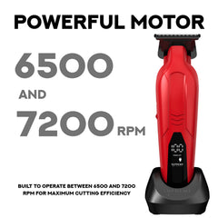 Supreme Trimmer Vader Lite held in hand demonstrating scale and secure grip for long sessions