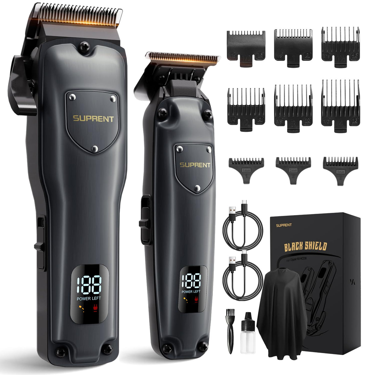 SUPRENT front view of clipper showing ergonomic shape and balanced grip benefit