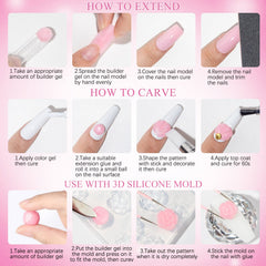 SUPWEE 3D silicone mold and brush displayed for easy professional shaping
