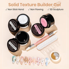 SUPWEE three gel pots close-up highlighting smooth, non-sticky texture