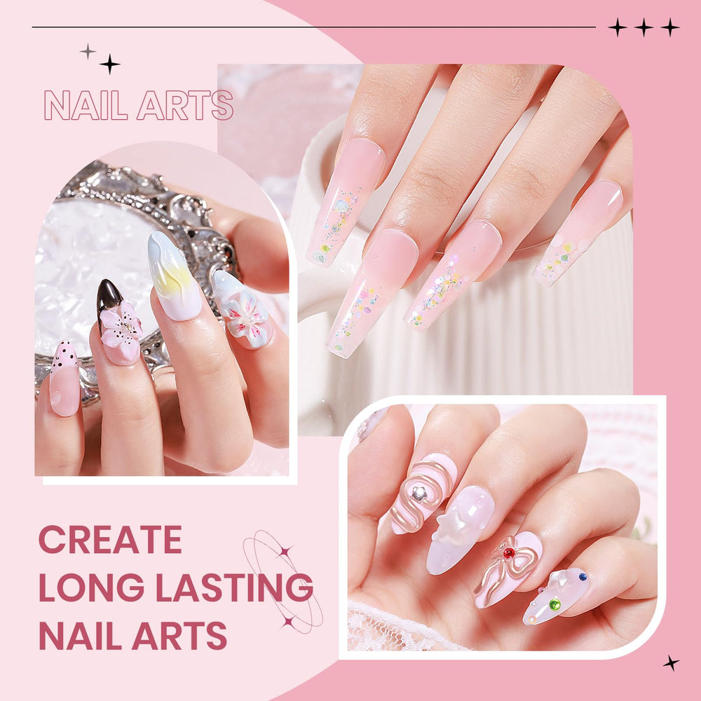SUPWEE chrome powders and nail file included for polished finishes