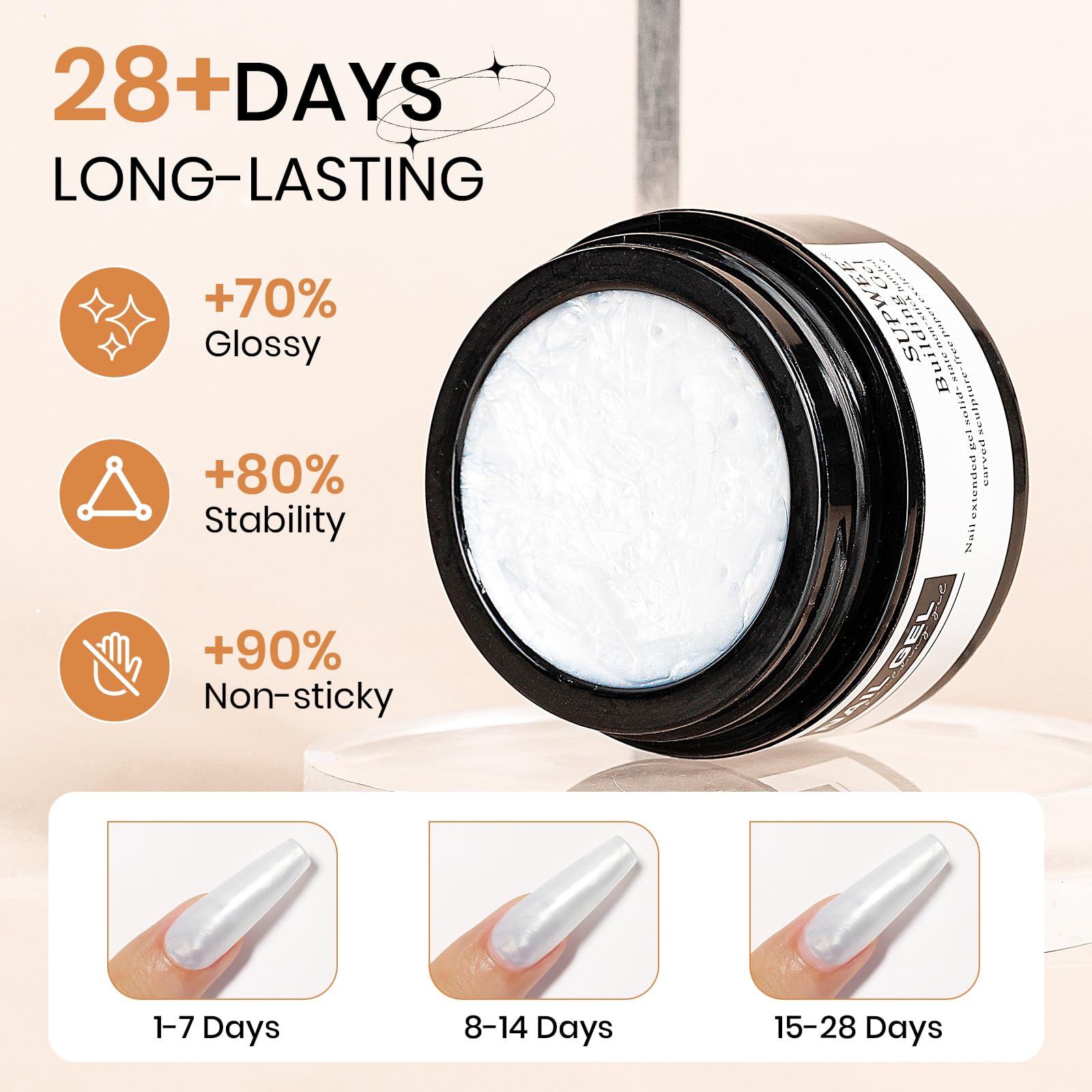 SUPWEE nail file shaping extended nail for clean professional edges
