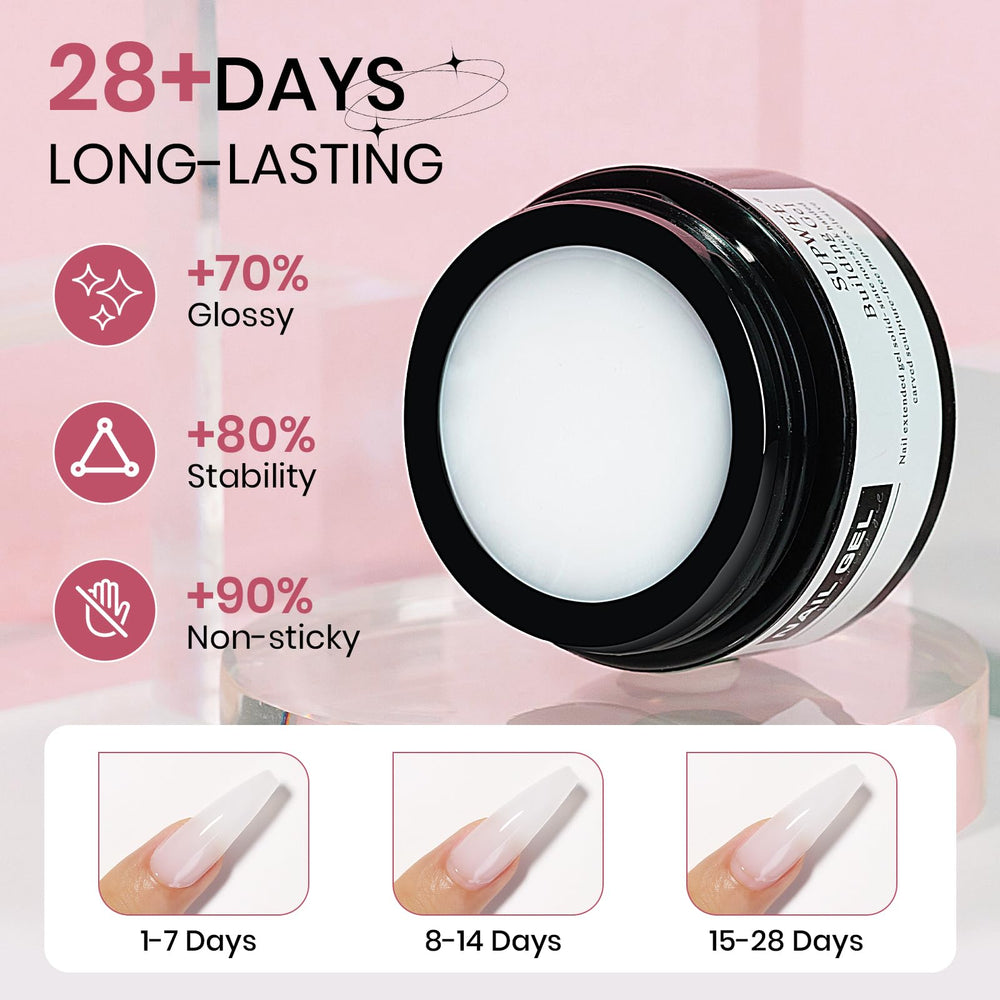 SUPWEE finished 3D nail art showcasing durable, salon-quality look
