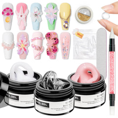 SUPWEE front packaging showing full solid builder gel kit benefits
