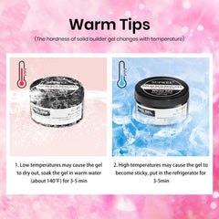 SUPWEE solid gel close-up showing smooth texture for precise sculpting