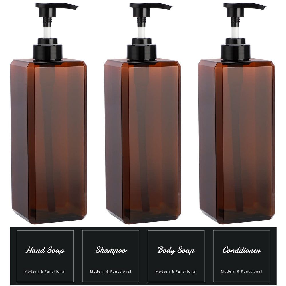 SUREAM front view of three bottles showing tidy organization and large capacity