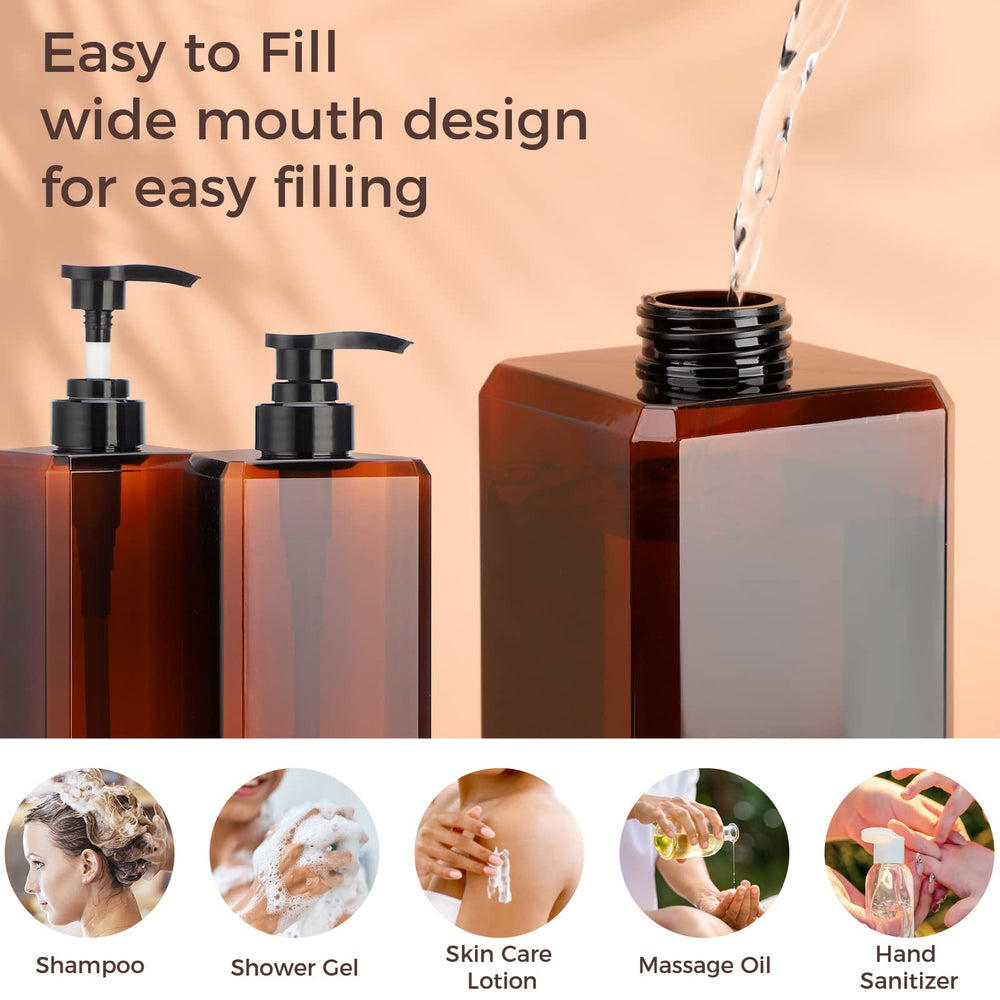 SUREAM clear bottle body showing remaining product level at a glance