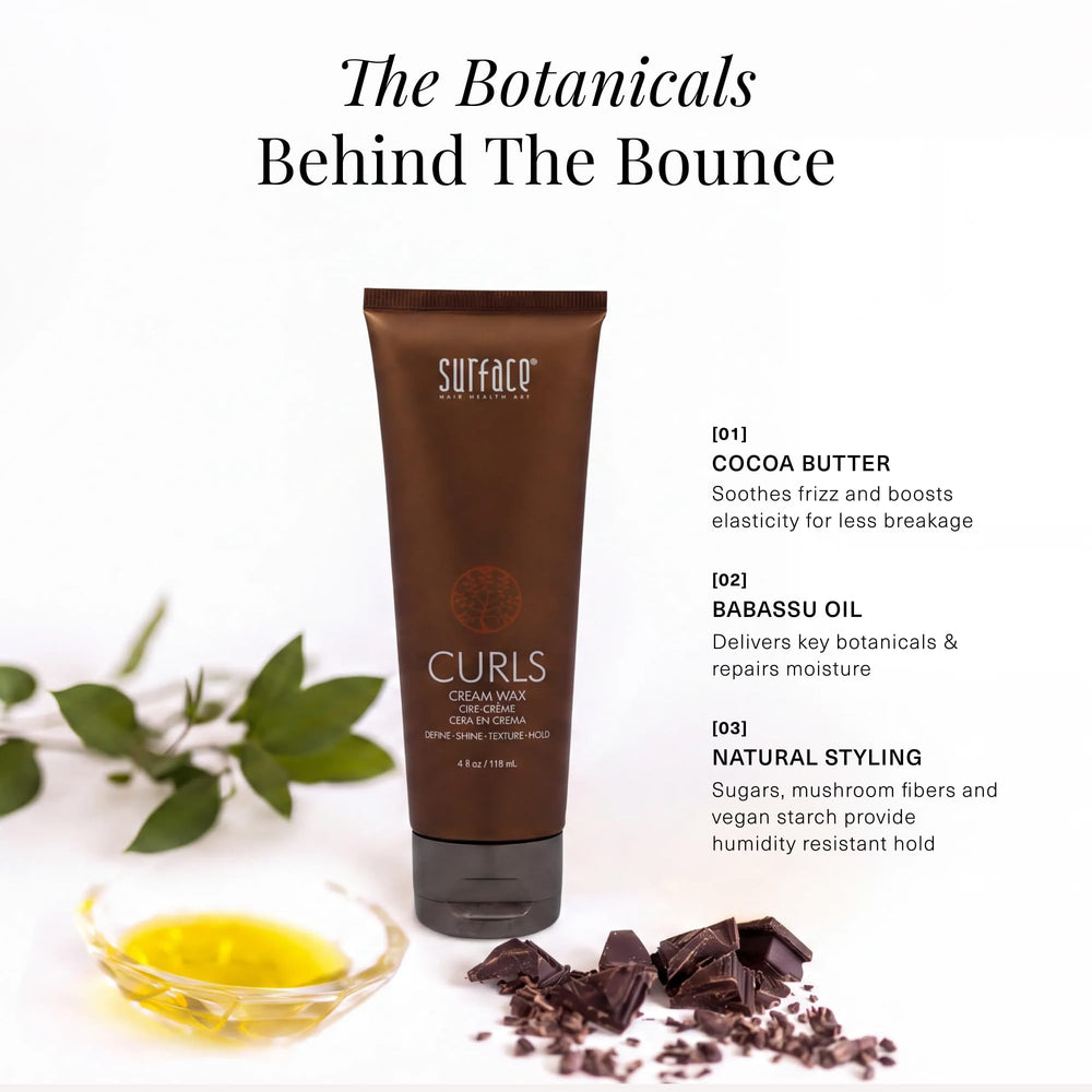 Surface product on hand demonstrating smooth spreadability for effortless styling