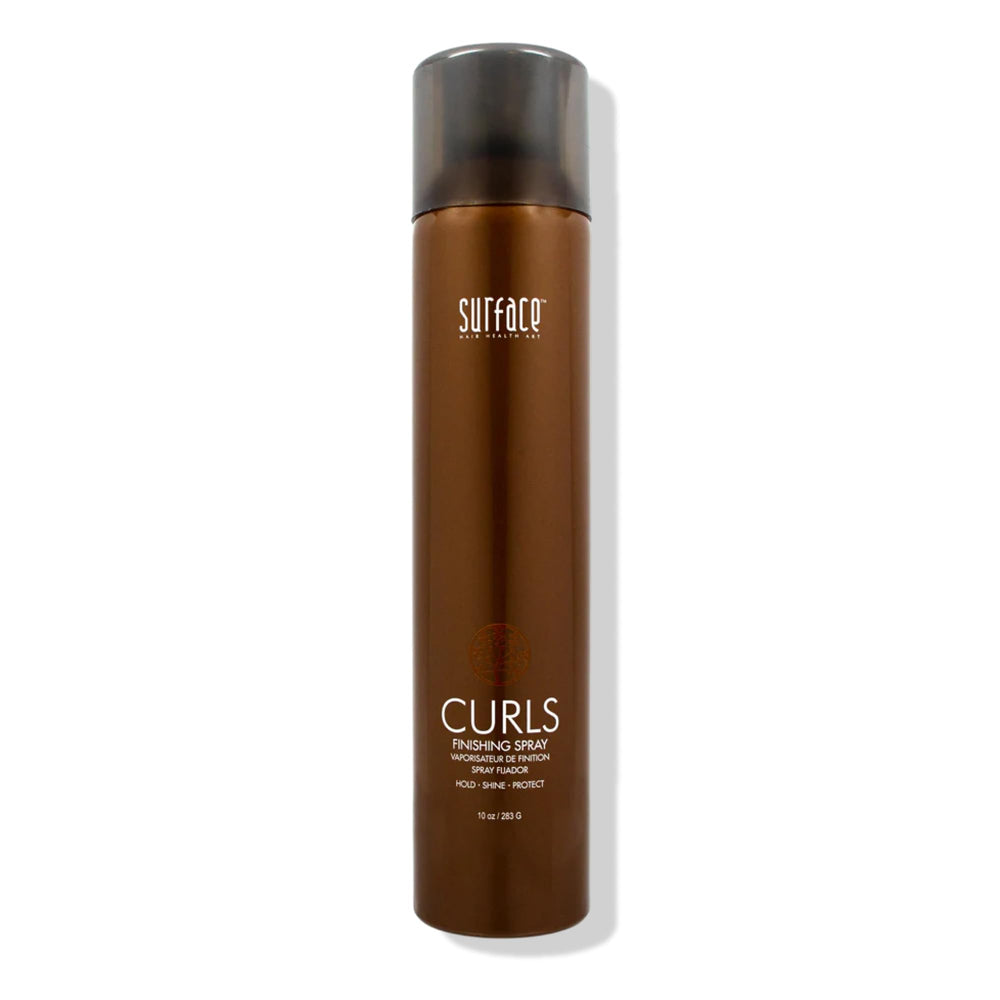SURFACE front packaging showing bottle and branding, clear product benefits
