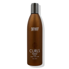 SURFACE front packaging showing curls shampoo for defined curls and hydration