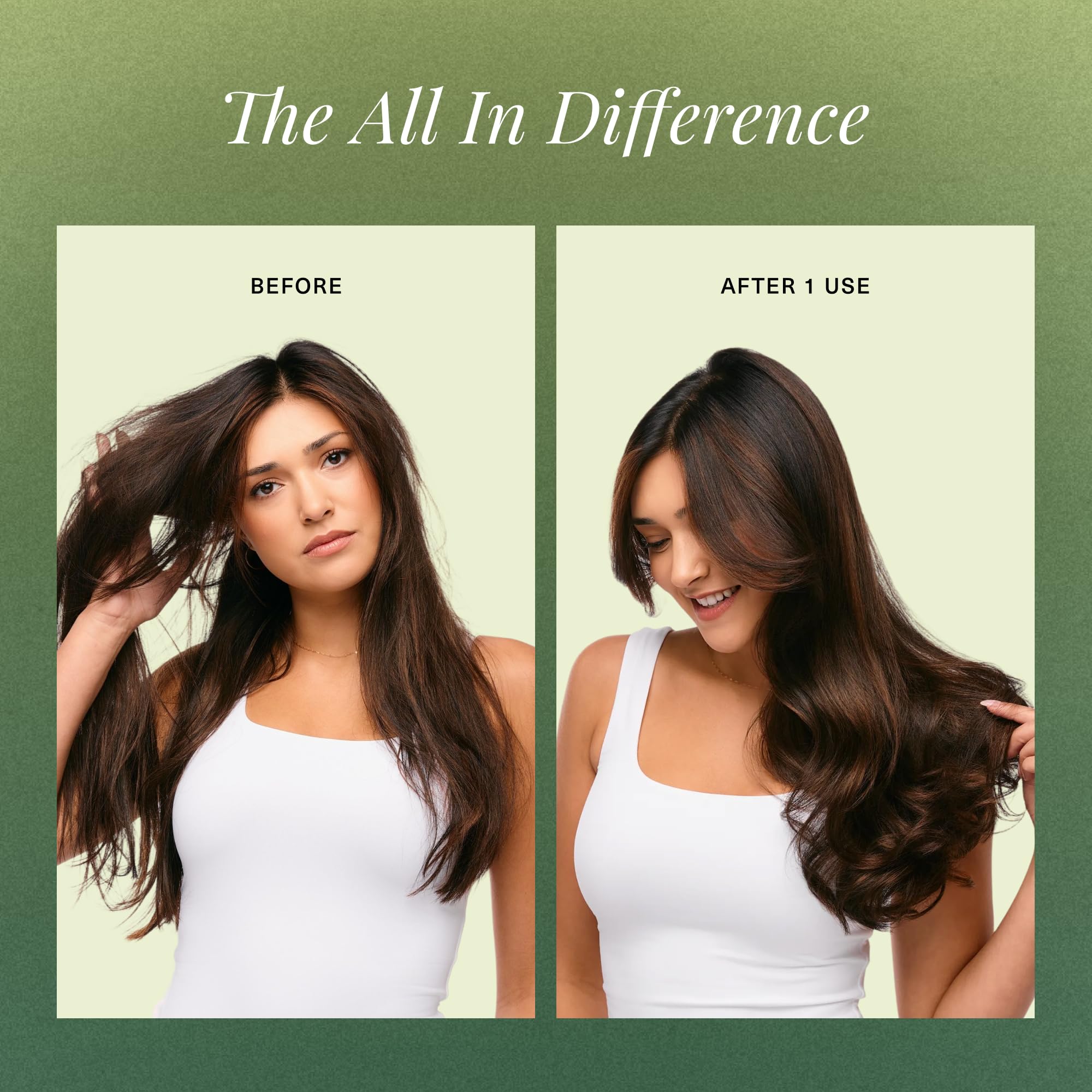 SURFACE after-wash shiny styled hair showing improved manageability benefit