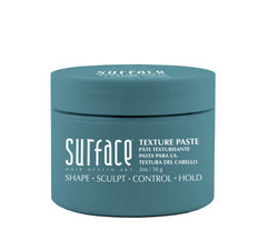 Surface texture paste front jar showing matte packaging and 2 oz size for portability