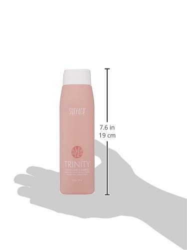 SURFACE shampoo in wet hair showcasing shine and protected color