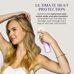 SUTRA being used during blowdrying for heat protection