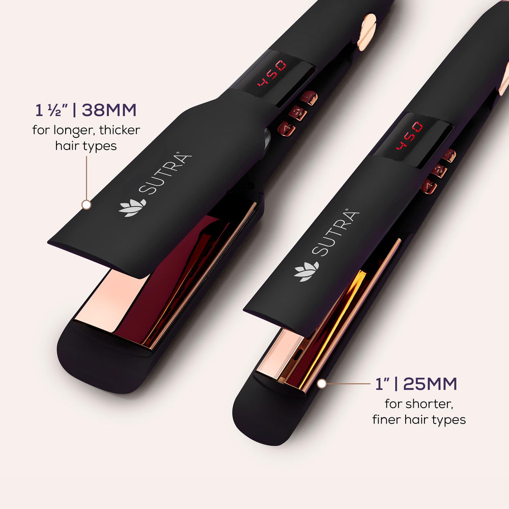 SUTRA digital display and temperature buttons offering precise heat control up to 450°F