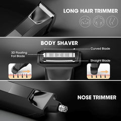 Suttik Manscape 5D floating head closeup showing contour-following design for smoother shaves