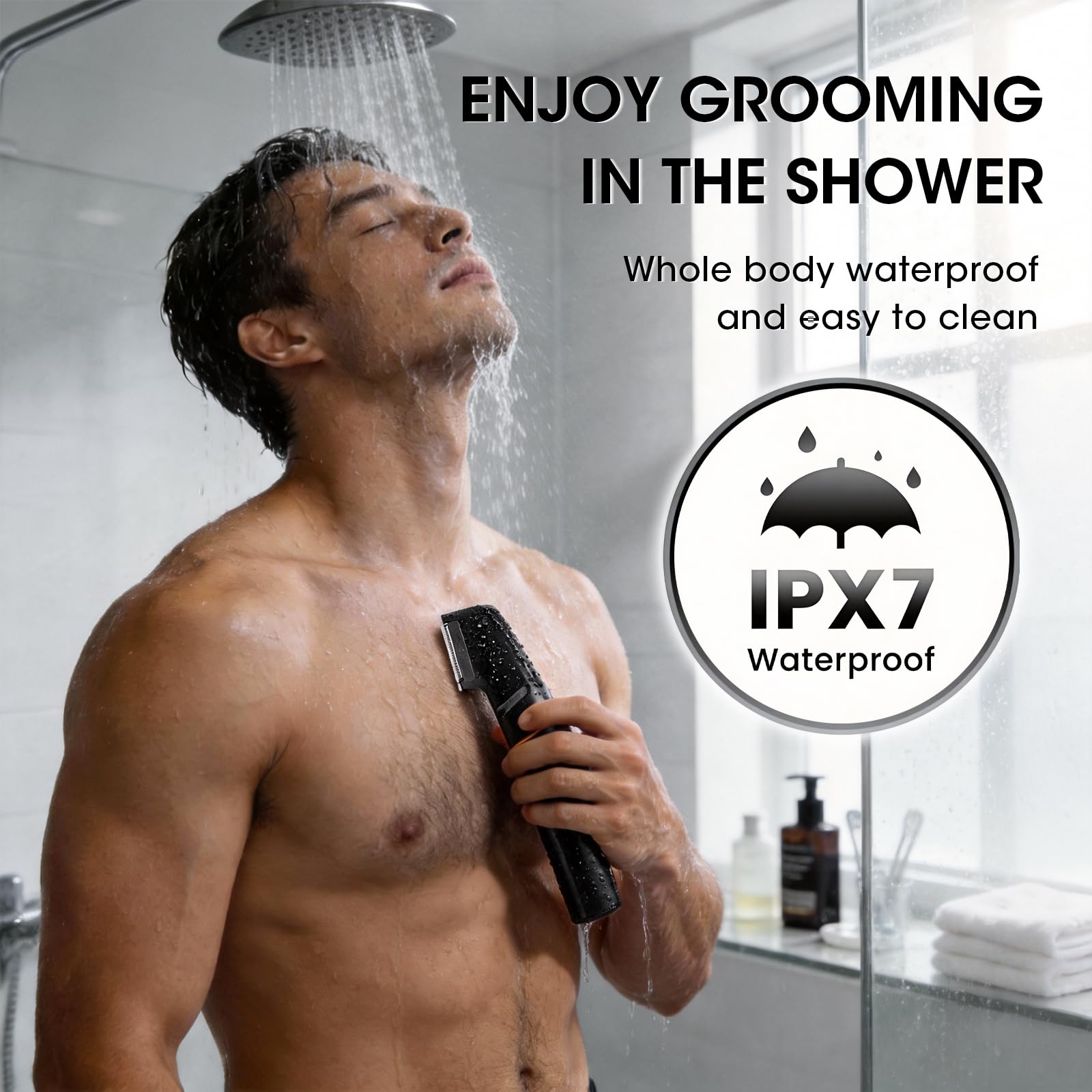 Suttik nose and ear trimmer in action offering safe, painless detailing