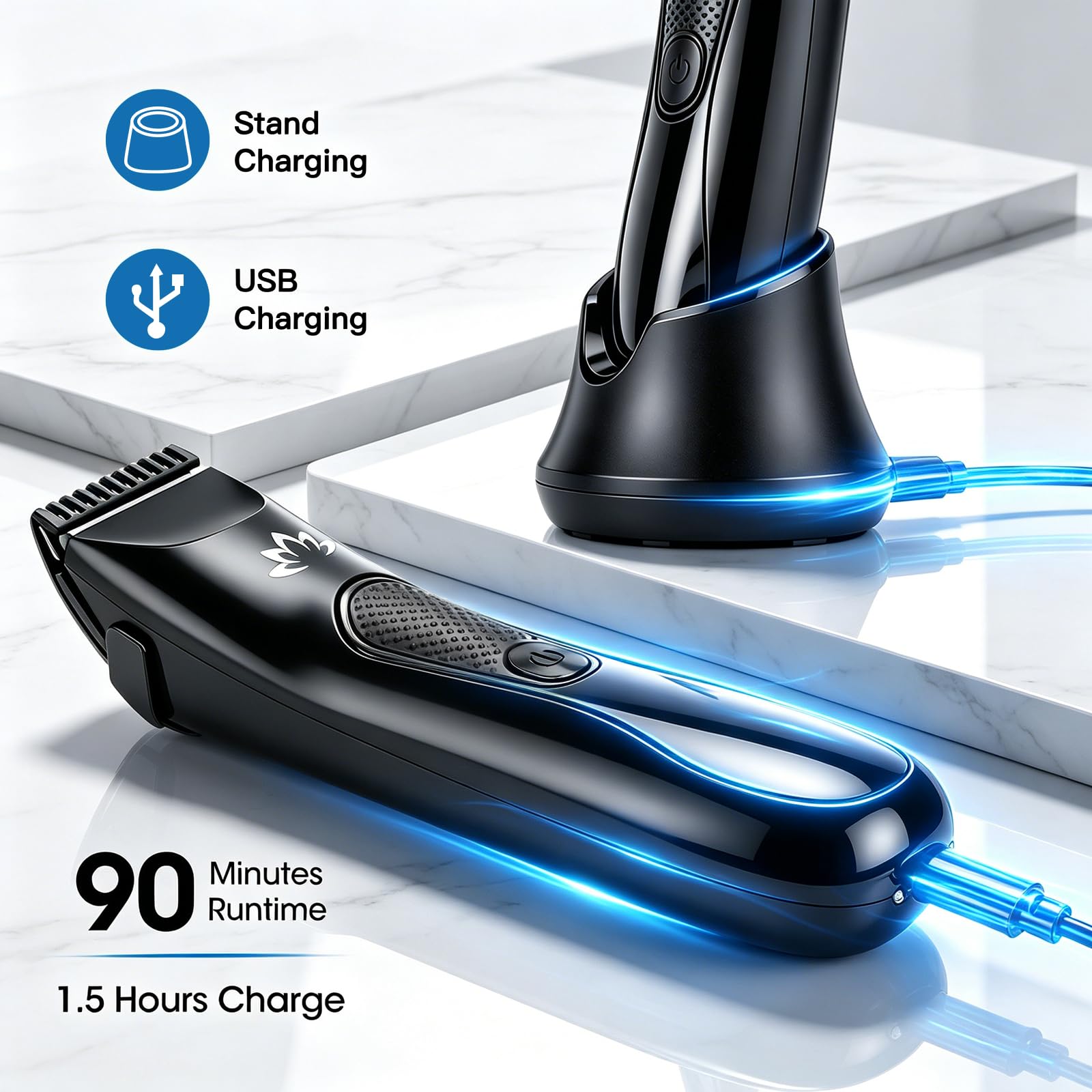 Suttik beside hand to show compact size and portability benefit