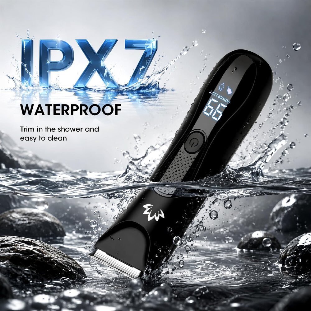 Suttik trimmer used in shower highlighting waterproof convenience