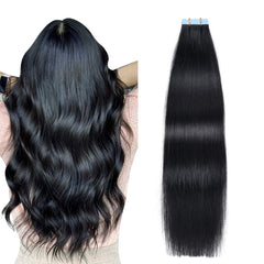 SUYYA front packaging showing 20-inch jet black hair, highlights natural volume