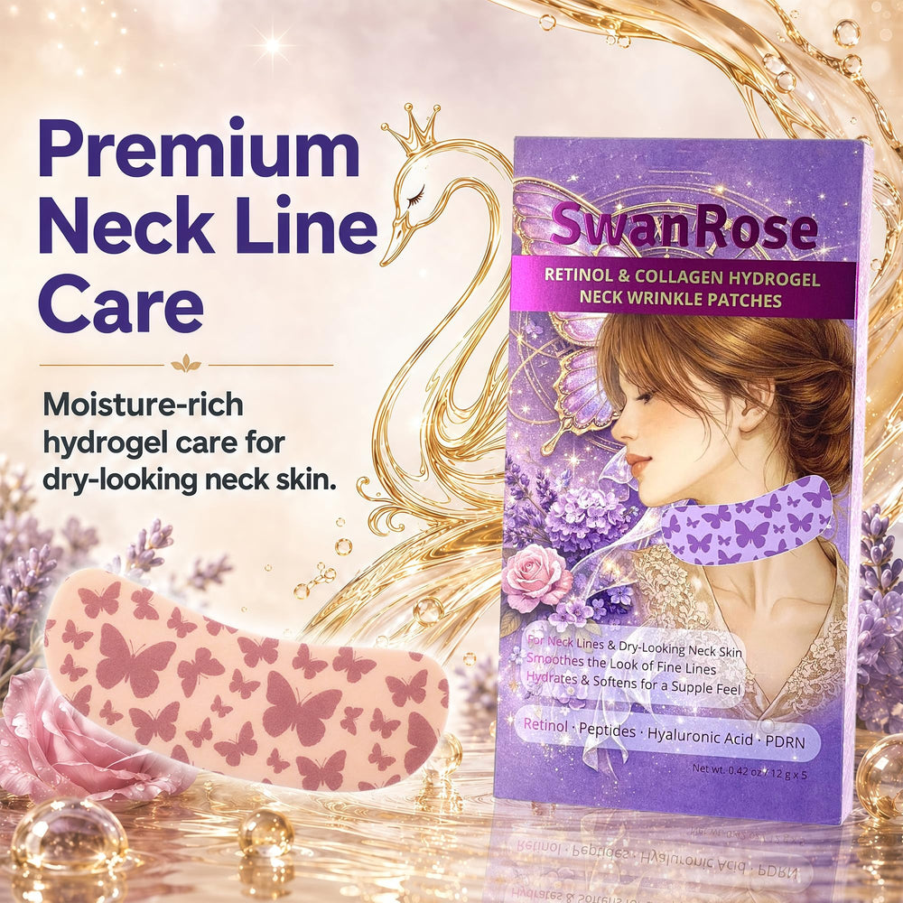 SwanRose close-up of hydrogel patch texture highlighting serum-rich cushion